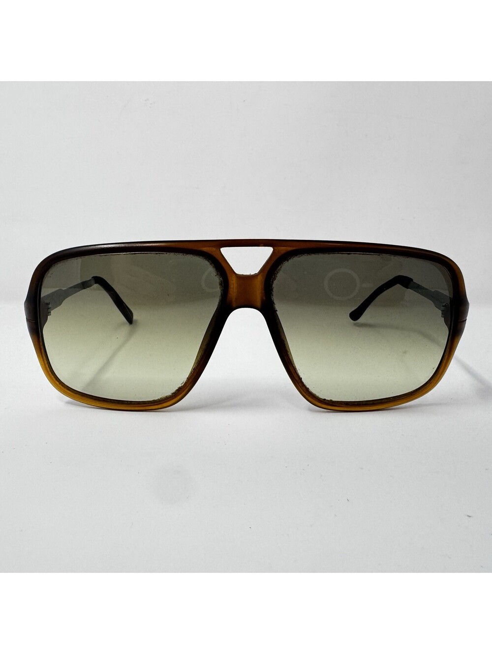 Vintage Carrera 5526 10 Aviator Sunglasses Brown Gradient 58-18